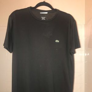 Black Lacoste shirt